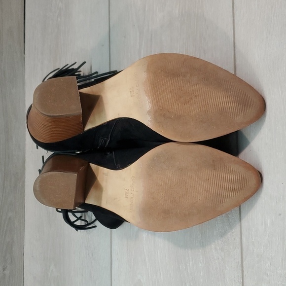 Marc Fisher Women Kadey Ankle Tassel Heels Boots shoes sz 7.5M - Picture 11 of 14